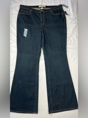 NWT Venezia Lane Bryant Stretch Flare Blue Jeans Size 20 Tall